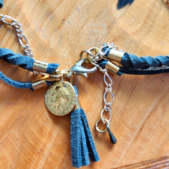 Green & Gold Wrap Bracelet - Picture 4 of 4